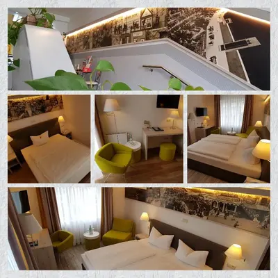Ein Bett oder Betten in einem Zimmer der Unterkunft Hotel Residence