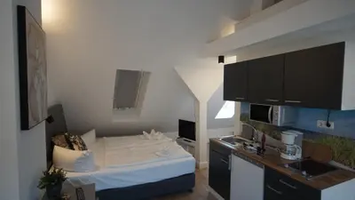 Küche/Küchenzeile in der Unterkunft Hotel KO15