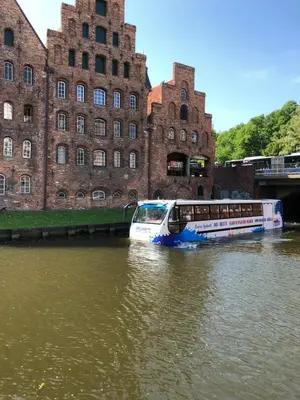 Blick auf einen Fluss in der Nähe der Ferienwohnung