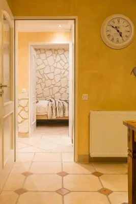 Ein Bett oder Betten in einem Zimmer der Unterkunft Casa Strandperle