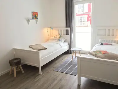 Ein Bett oder Betten in einem Zimmer der Unterkunft Hygge - skandinavisch mit Kamin und Sauna