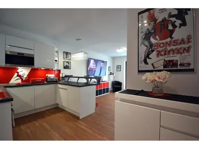 Küche/Küchenzeile in der Unterkunft Ferienapartment 