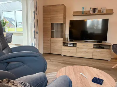 TV/Unterhaltungsangebot in der Unterkunft Ferienhaus Edda