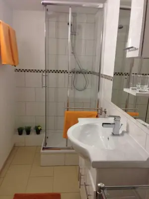Ein Badezimmer in der Unterkunft Haus Gori