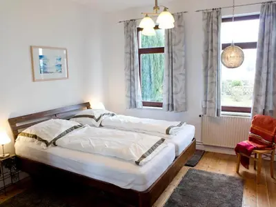 Ein Bett oder Betten in einem Zimmer der Unterkunft Haus Goldbutt - M. Frese