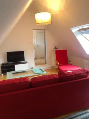 TV/Unterhaltungsangebot in der Unterkunft Appartement im Grünen