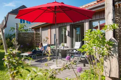 Ein Garten an der Unterkunft Ferienwohnung Spieß