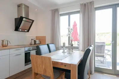 Küche/Küchenzeile in der Unterkunft Ferienwohnung Spieß