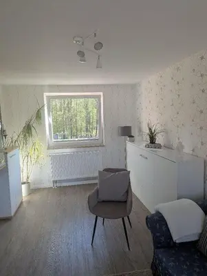 Ein Sitzbereich in der Unterkunft Gesa Kronenberger