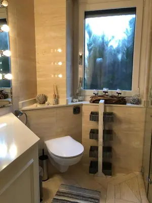 Ein Badezimmer in der Unterkunft Strandgut 63