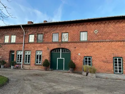 Das Gebäude in dem sich die Ferienwohnung befindet