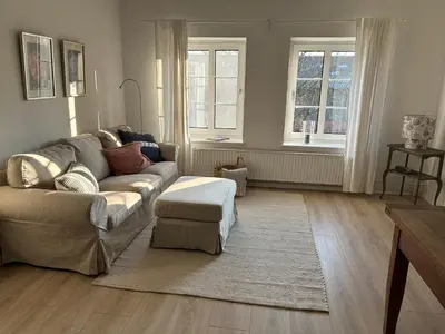 Ein Sitzbereich in der Unterkunft Ferienwohnung 2 Hof Flüh