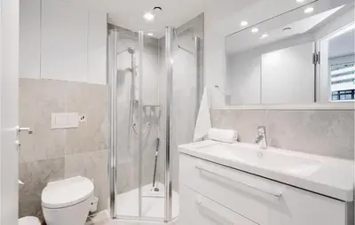 Ein Badezimmer in der Unterkunft Highend Travemünde - Whg 213