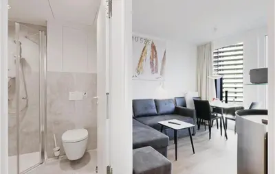 Ein Badezimmer in der Unterkunft Highend Travemünde - Whg 213