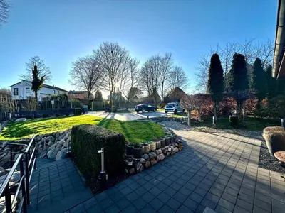 Ein Garten an der Unterkunft FeWo Rajek -Alte Salzstraße 14-