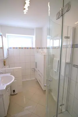 Ein Badezimmer in der Unterkunft WellenRausch Living 