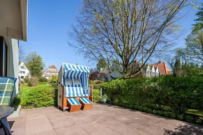 Ein Garten an der Unterkunft Strand & Park