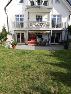 Ein Garten an der Unterkunft Seepferdchen