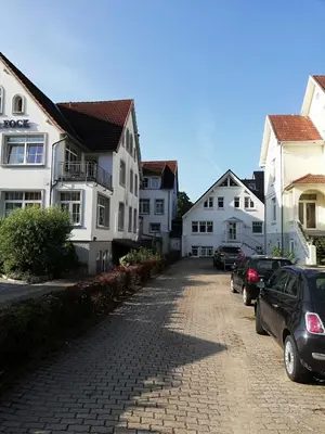Das Gebäude in dem sich die Ferienwohnung befindet