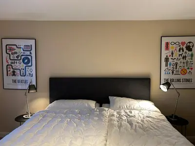 Ein Bett oder Betten in einem Zimmer der Unterkunft Seepferdchen
