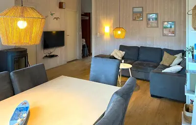 Ein Sitzbereich in der Unterkunft Frische Brise 12 - Dorf 3
