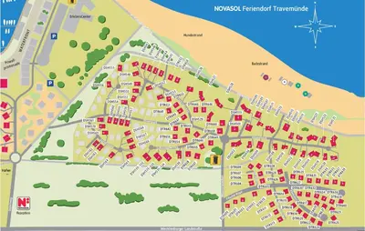 Grundriss der Unterkunft Dünenpark 22 - Dorf 6