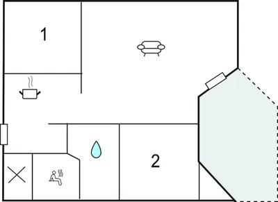 Grundriss der Unterkunft Freibeuterweg 5 - Dorf 6