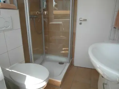 Ein Badezimmer in der Unterkunft Ferienwohnung Seega
