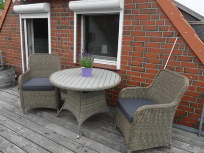 Ein Patio oder anderer Außenbereich in der Unterkunft Ferienwohnung Röpersberg