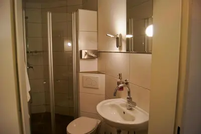 Ein Badezimmer in der Unterkunft Nobis Krug