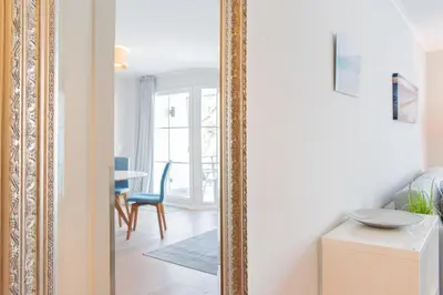 Ein Sitzbereich in der Unterkunft Ferienwohnung 30 Grad