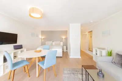 TV/Unterhaltungsangebot in der Unterkunft Ferienwohnung 30 Grad