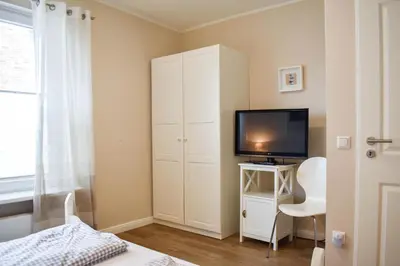 TV/Unterhaltungsangebot in der Unterkunft Ferienwohnung 1 Haus Meeresrauschen