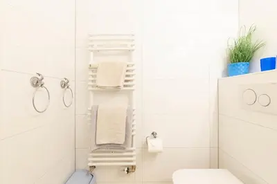Ein Badezimmer in der Unterkunft Ferienwohnung App. 9 Haus Duckdalben