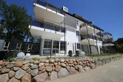 Das Gebäude in dem sich die Ferienwohnung befindet