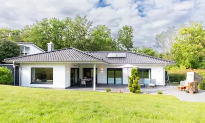 Ein Garten an der Unterkunft Ferienhaus Beach House Scharbeutz
