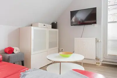 TV/Unterhaltungsangebot in der Unterkunft Ferienwohnung Dünenmeer