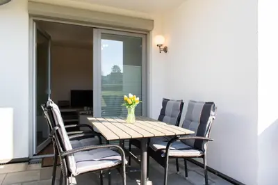 Grundriss der Unterkunft Ferienwohnung Dünenhäuser App. A2