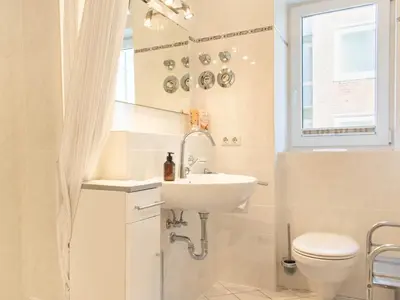 Ein Badezimmer in der Unterkunft Ferienwohnung Dorfmeyer