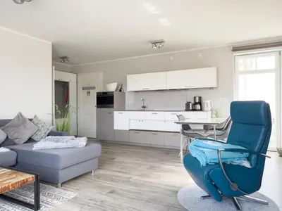 Küche/Küchenzeile in der Unterkunft Ferienwohnung Baltic Lounge 53