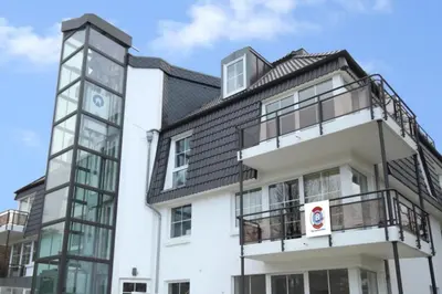 Das Gebäude in dem sich die Ferienwohnung befindet