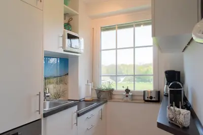 Küche/Küchenzeile in der Unterkunft Ferienwohnung Ankommen