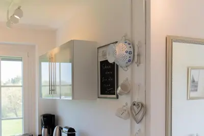 Küche/Küchenzeile in der Unterkunft Ferienwohnung Ankommen