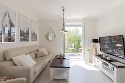 TV/Unterhaltungsangebot in der Unterkunft Ferienwohnung Ankommen