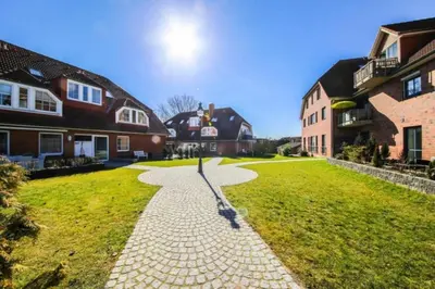 Das Gebäude in dem sich die Ferienwohnung befindet