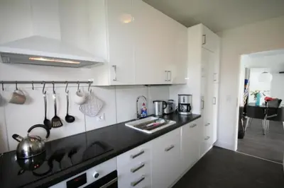 Küche/Küchenzeile in der Unterkunft Ferienwohnung Baltic Sea