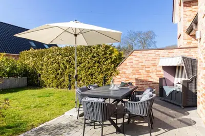 Ein Garten an der Unterkunft Ferienhaus Carpe Diem