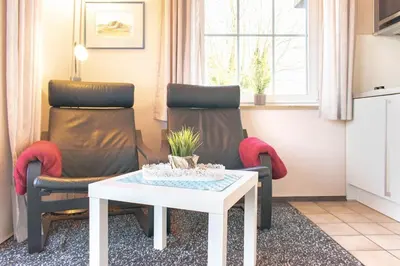 Küche/Küchenzeile in der Unterkunft Ferienwohnung Am Kurpark