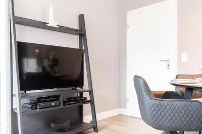 TV/Unterhaltungsangebot in der Unterkunft Ferienwohnung Auszeit