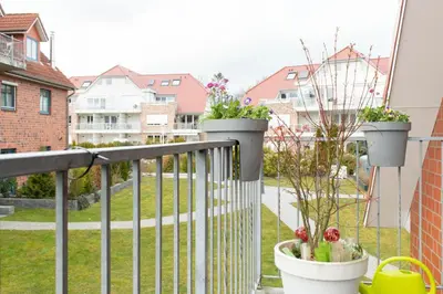 Ein Balkon oder eine Terrasse in der Unterkunft Ferienwohnung Auszeit